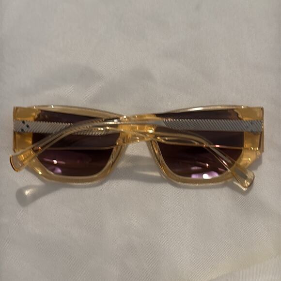 Raen Ynez Sunglasses Champagne Crystal / Mink Gradient Mirror main image 8